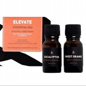 Way Of Will BNIB Elevate Essential Oil Set Sweet Orange Oil & Eucalyptus Oil 2PK